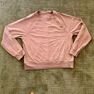 Women’s Everlane “Off Duty Long Sleeve Tee” (Dusty Rose)